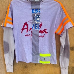 COPY - Reworked T-shirt/flannel long sleeve